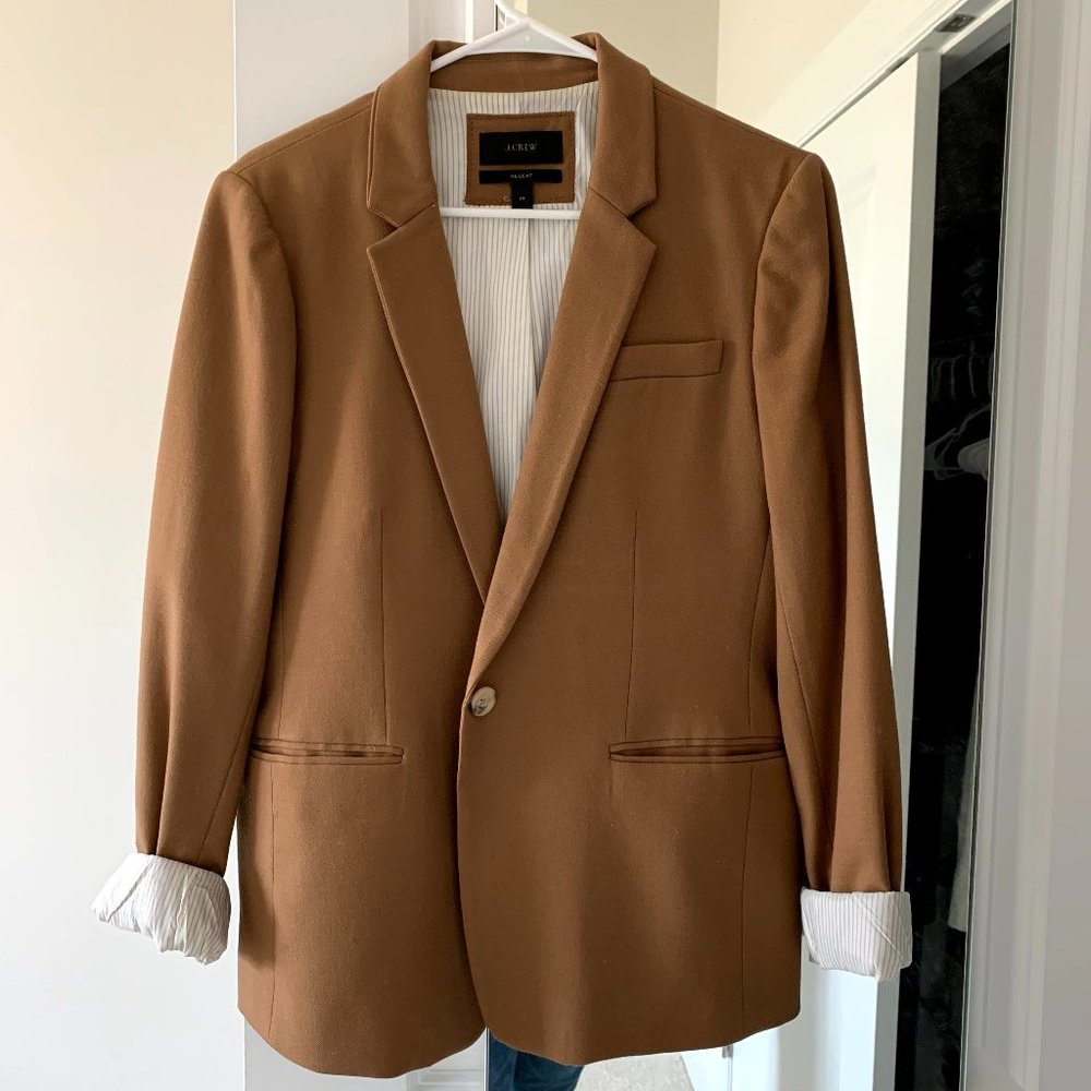 J. Crew Regent Tan Camel  Blazer